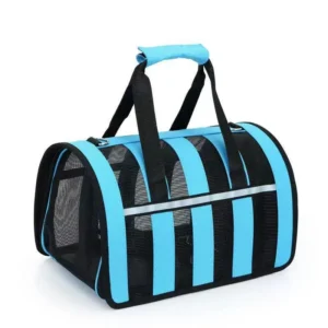 Airline Approved Portable Foldable Breathable Soft Sided Large Cat Dog Travel Carrier Bag for Pet