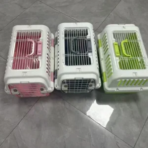 Airline Approved Pp Plastic Animal Dog Travel Carrier Cage Large Outdoor Pet Carrier Dog Kennel