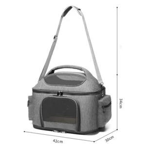 Airline Approved Small Crossbody Cat Dog Carrier Travel Bag Breathable Pet Carrier Bag Portable Travel Cat Carrier
