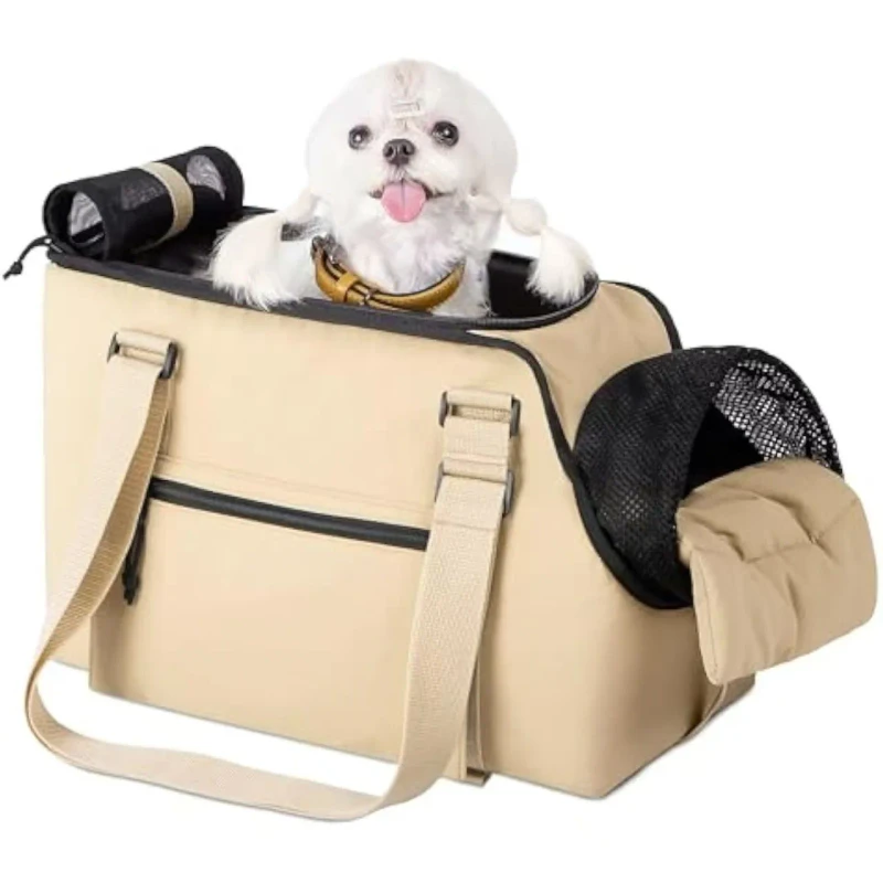 Airline Approved Small Dog & Cat Carrier Soft Breathable Pet Car Carrier for Outdoor Walking Pets' Travel Bag