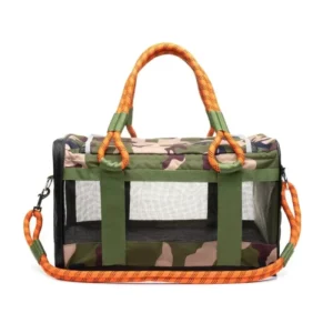 Airline-Compliant Pet Carrier Includes Leash Suitable for Pets up to 15lbs Deluxe Travel Pet Carrier