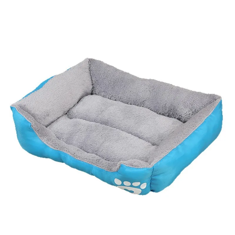 All Season Dog & Cat Pet Bed Oxford Cloth Non Slip PP Cotton Fill Chew Resistant Eco Friendly Warm & Cozy