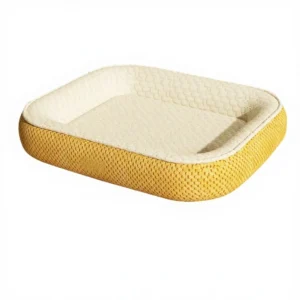 All Season Luxury Modern Plush Soft Pet Bed Thick Cotton Memory Foam Filling Detachable Washable Cover Interactive Cats Dogs