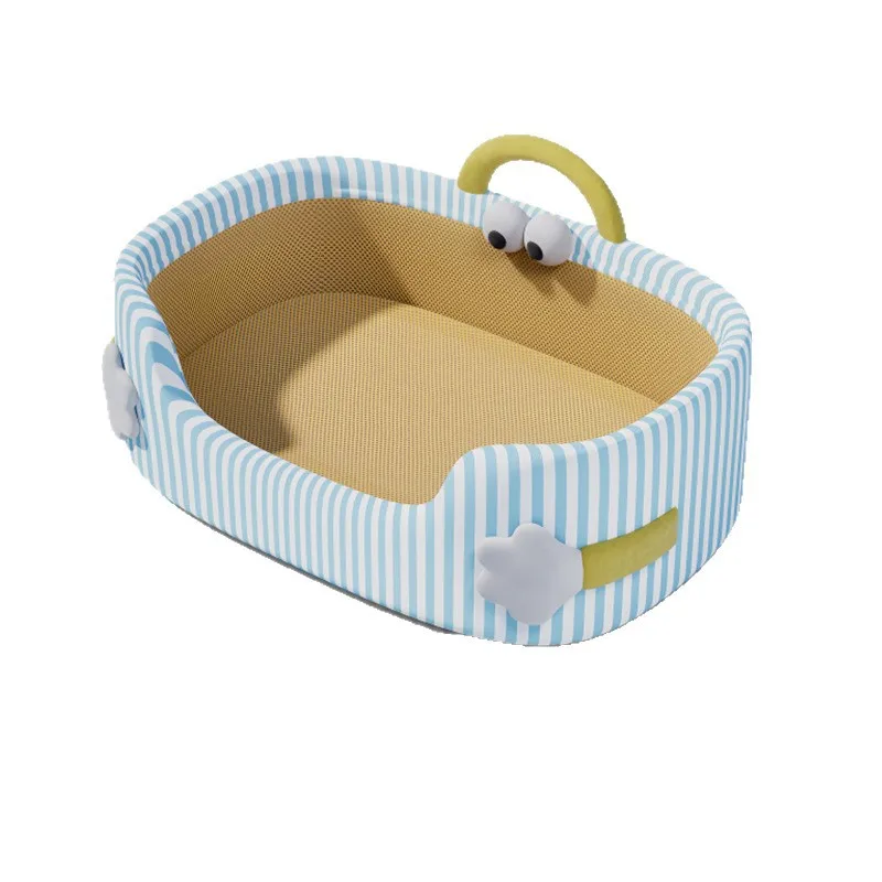 All Seasons Solid Pattern Dog Bed for Medium & Small Dogs Removable & Washable Cat Sofa Pet Bed & Accessories