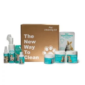 All in One Multifunctional Pet Cleaning Products with Dry Bath and Hair Care Complete Grooming Bathing Set for Pet