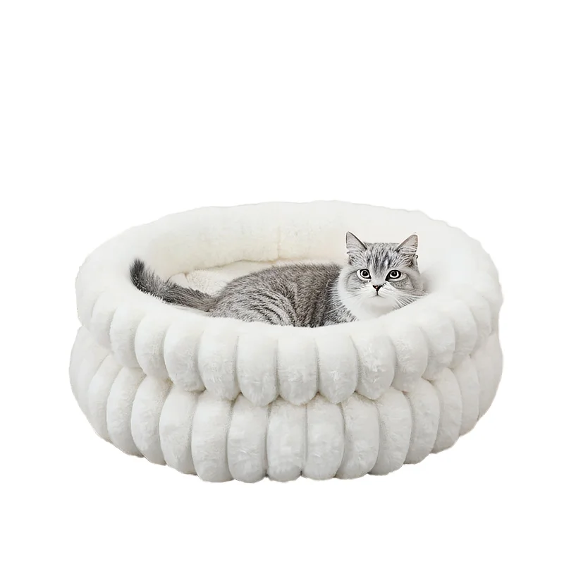 All-season Closed Large-sized Cat Bed with Thick Padding Suitable for Small Dogs and Pet Use Pet Bed Nest