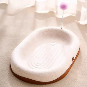 All-season Solid cat Bed Durable Non-shedding Scratch-resistant Felt Scratching Postyour Cats