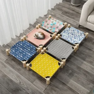 All season Universal Pet Bed Detachable Easy to Clean Away From the Ground Pet Cat Bed