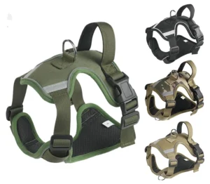 AltraPet Luxury Fashion Cartoon Alloy Dog Harness Buckle Closure Soft Breathable Mesh Highly Reflective 5 Way Free Adjustable
