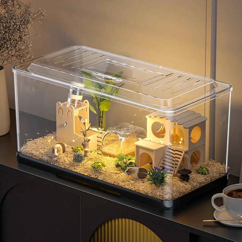 Amphibian Reptile Enclosure Escape Proof Shatter Proof Integrated Terrarium