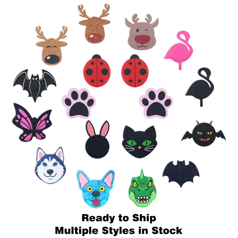 Animal Nipple Stickers Quick Dispatch Small Order Cute Cat Butterfly Ladybug Disposable Breast Petals