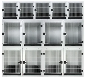 Animal Stainless Steel Pet Cage Suppliers Big Size 3 Layer Cat Pet Cage House Veterinary Cat and Dog Vet Cage Banks