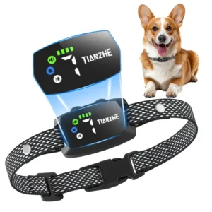 Anti Bark Device No Shock Safe Stop Barking Training Dog Bark Control Collar With Sound Sensor and Gyroscope Motion Sensor