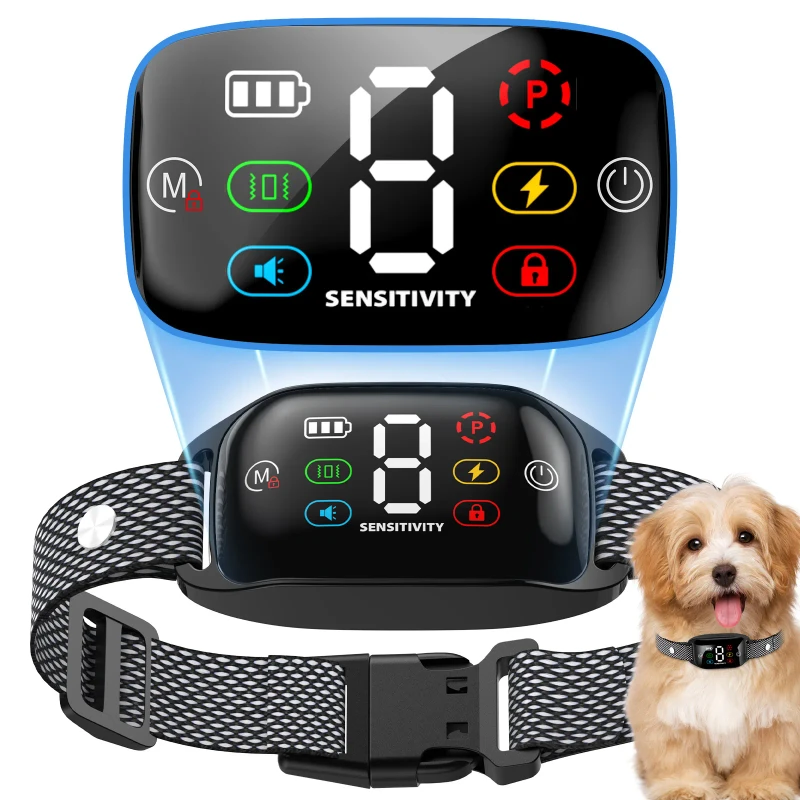 Anti Bark Rechargeable Plastic Dog Trainer Automatic Barking Stop Collar Model Q9Pro Smart Device IP67 Waterproof