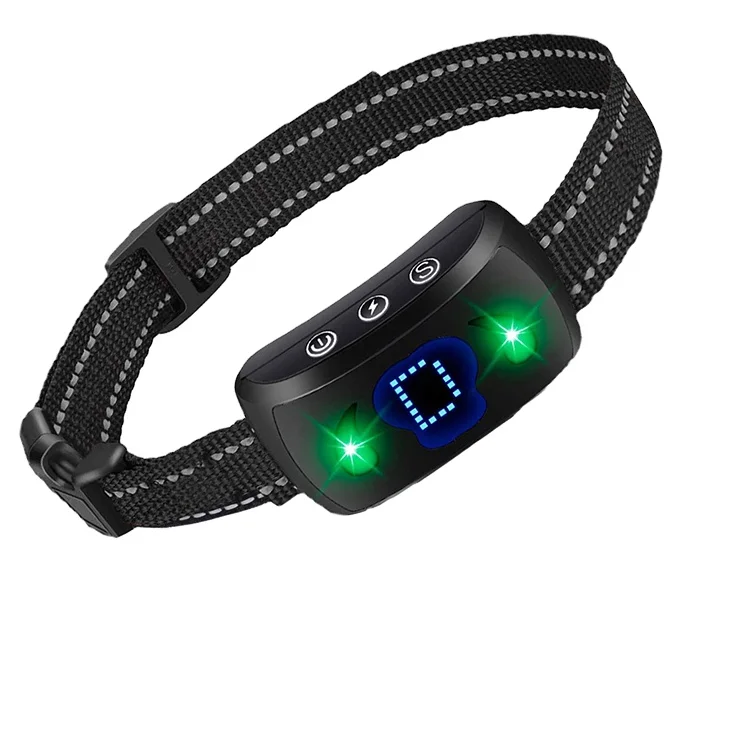 Anti Barking Control Device Anti Bark Collar Static Shock Dog Ultrasonic Rechargeable Bark Collar with