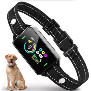 Anti Barking Device for Dogs Rechargeable Sound Vibration Training Collar with Bark Control