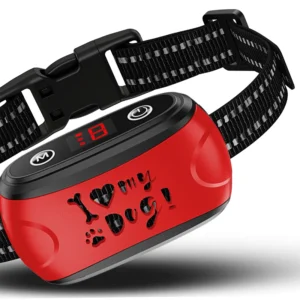 Anti Barking Dog Bark Control Collar with Vibration and Shock Features Effective Stop for Dog Barking