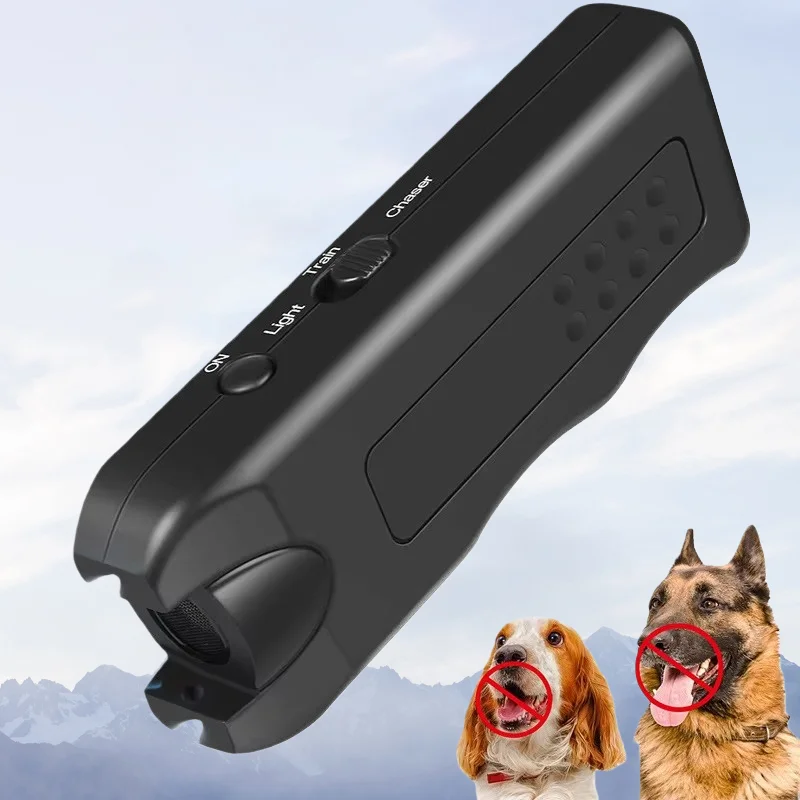 Anti Barking Rechargeable Plastic Collar for Dogs High Frequency Ultrasonic Bark Control Outdoor Use Long Battery Life Dog