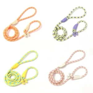 Anti Burst Impact Anti Pull Breathable Eco Friendly Adjustable P Style Nylon Leash for Dogs Cats Small Medium Large Giant Breeds