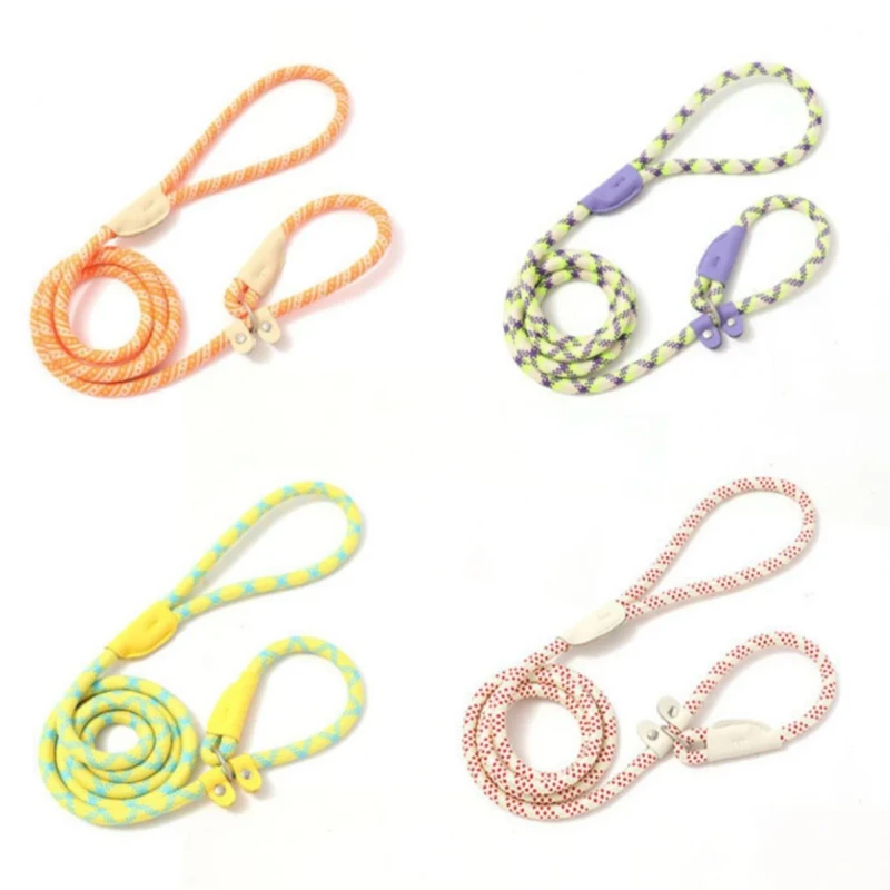 Anti Burst Impact Anti Pull Breathable Eco Friendly Adjustable P Style Nylon Leash for Dogs Cats Small Medium Large Giant Breeds