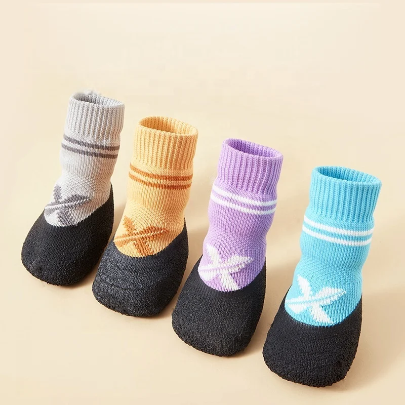 Anti Dirty Waterproof Dog Socks Rain Boots for Small Dogs All Seasons Paw Foot Covers Soft Breathable for Daily Casual Wear
