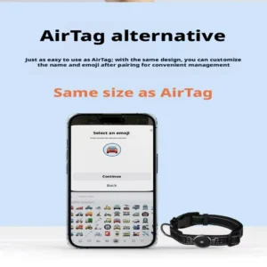 Anti Lost Pet Tracker Collar Dog Cat Find My IP68 Waterproof Reflective Solid ABS Nylon Adjustable S M L GPS Tracking