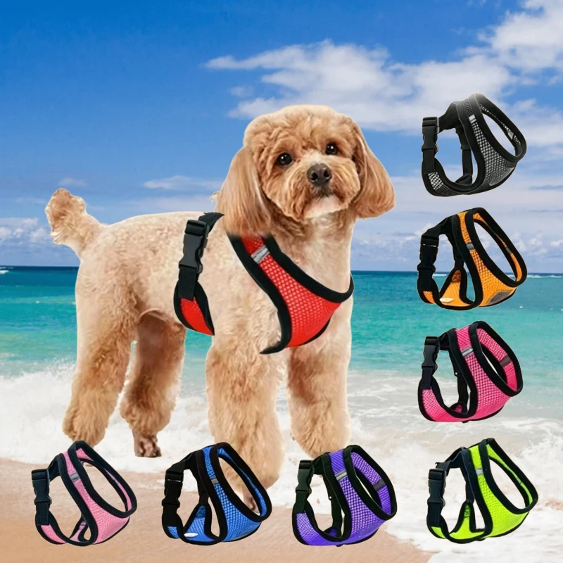 Anti Pull Pet Harnesses & Leashes for Dogs and Cats Outdoor Walking Supplies