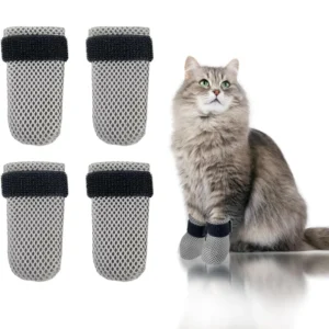 Anti Scratch Modern Christmas Warm Cotton Pet Socks & Shoes for Dogs and Cats Soft Breathable All Seasons Use Secure Fit