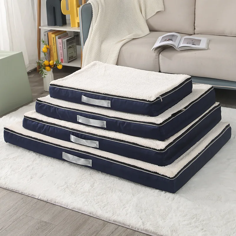 Anti Slip Bottom Dog Bed Oxford Detachable and Washable Waterproof Pet Bed Memory Foam Sofa Cushion Dog Pet Beds