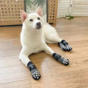 Anti-Slip Large Dog Socks With Double Sides Grips for Dog Shoes Control Paw Protector for Senior Dogs