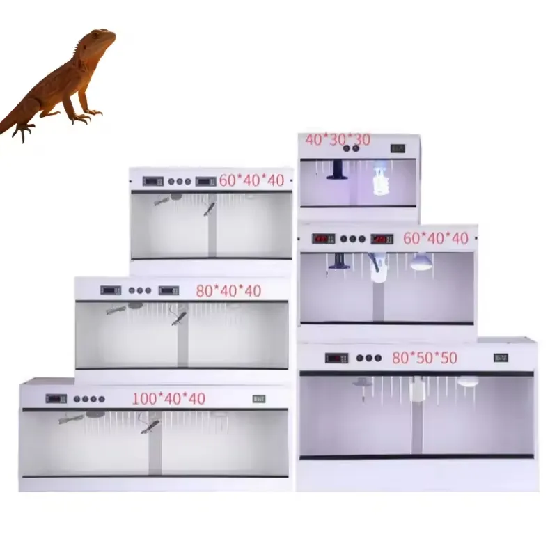 Anti escape Locking Mechanism Worry free large Reptile Terrarium reptile Enclosure 4x2x2 pvc Enclosure Reptile Portable