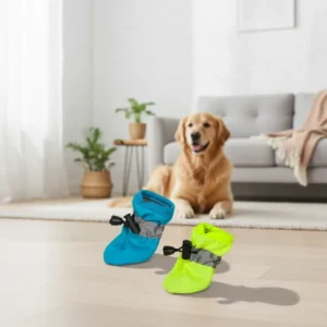 Anti-slip Custom Logo Adjustable Dog Shoes