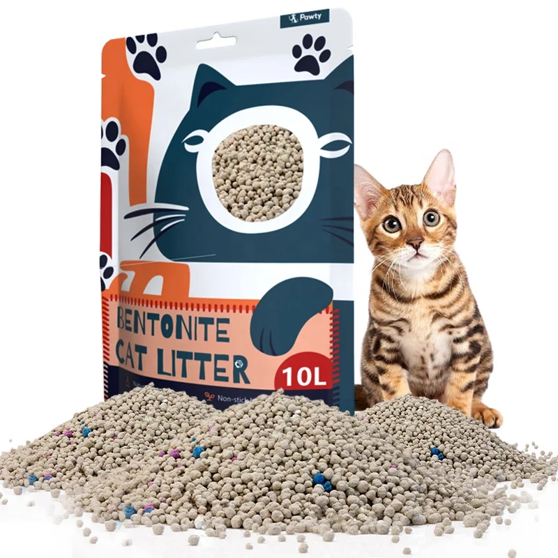 Antibacterial Natural Bentonite Cat Litter for Healthier Pets