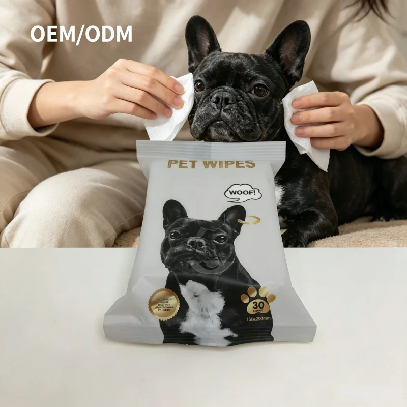 Antibacterial Pet Wipes 99.9% Cat Wipes for Dogs Cats Alcohol Free Safe for Puppies Daily Cleaning and Grooming