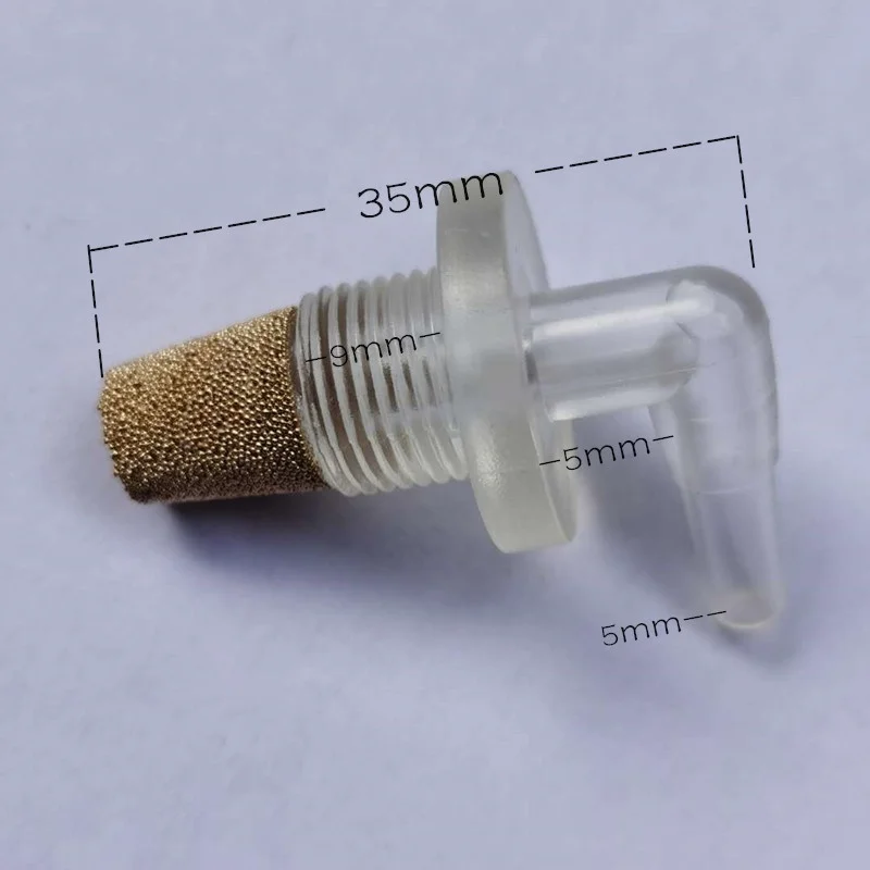 Aquarium Accessories Acrylic Elbow Bubble Stone Oxygen Pump Air Stone Aeration Anti clogging Bags