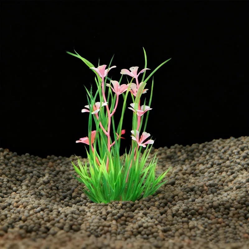 Aquarium Accessories Artificial Aquatic Plants Aquarium Landscaping Plastic Flowers Fish Tank Decoration Crafts Gifts Aquariums