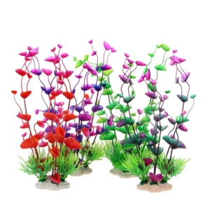 Aquarium Accessories Rectangle Plastic Eco Friendly Fish Tank Decoration 1L Environmental Ornamental Aquatic Plants