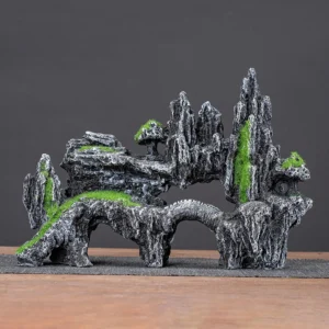 Aquarium Accessories Small Ecological Table Decoration Simulated Rockery Stone Bonsai for Aquarium Plants