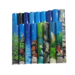 Aquarium Background Poster Decoration Fish Tank Wall Landscaping Decorative Background Poster