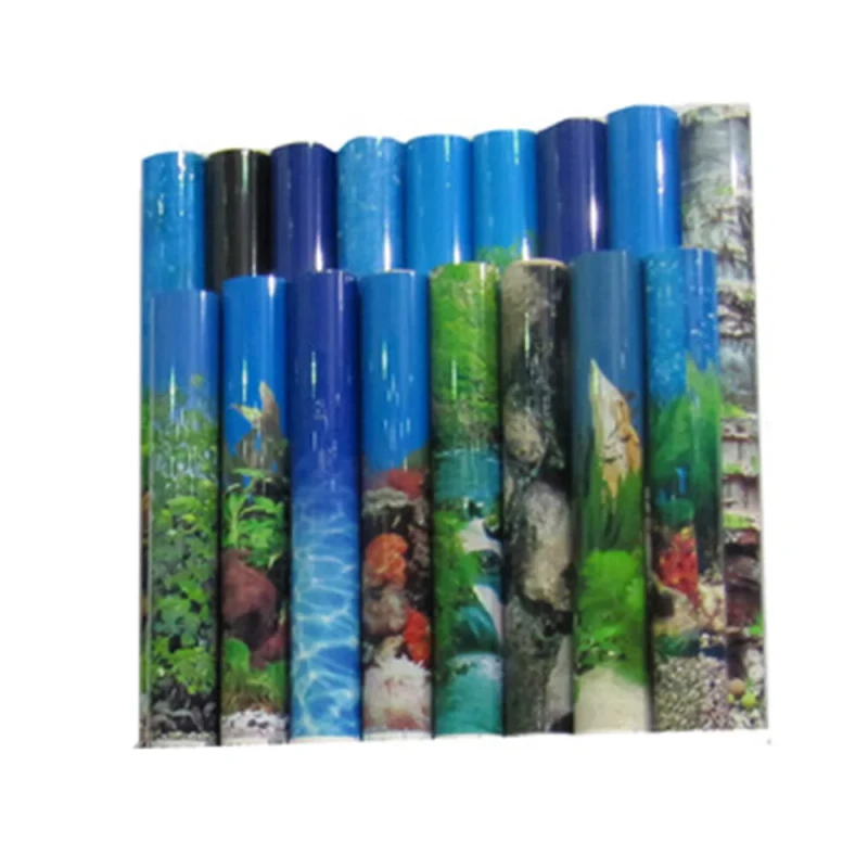 Aquarium Background Poster Decoration Fish Tank Wall Landscaping Decorative Background Poster