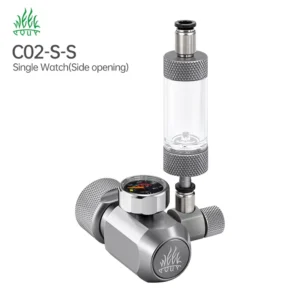 Aquarium CO2 Regulator Check Valve Bubble Counter Kit Fish Tank Accessories for CO2 Control System Reactor Cylinder