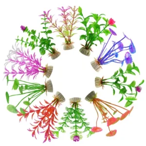 Aquarium Decor Fish Tank Decoration Ornament Artificial Plastic Plant
