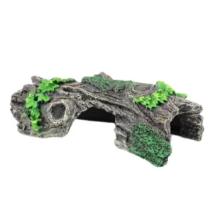 Aquarium Decor Reptile Hideout Large Reptile Rock Hide Cave for Amphibian Turtle Bridge Snake Hides Resin Rock
