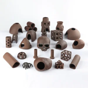 Aquarium Decorations Ceramic Rock Cave Shelters Shrimp Habitat Breeding Tube Hiding Cave Fish Tank Decor Betta Toys