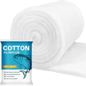 Aquarium Filter Pad White Filter Floss for Fish Tank Pond Garden Freshwater and Saltwater Filtration