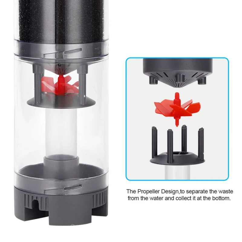 Aquarium Fish Stool Suction Collector Fish Tank Filter Accessories Fish Poop Cleaner