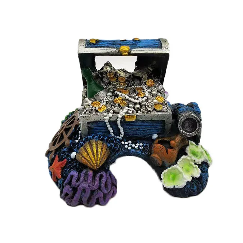 Aquarium Fish Tank Landscaping Decoration Natural Resin Ornaments