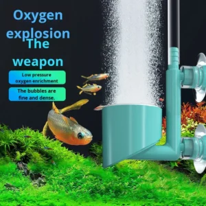 Aquarium Fish Tank Ornamental Ultra Dense Bubble Stone Oxygenation Rectangle Plastic Nano Bubble Plate Air Refiner Accessories