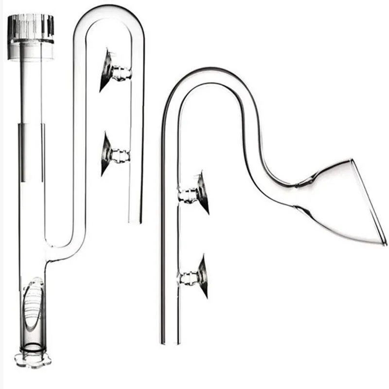 Aquarium Glass Lily Pipes and Skimmer 13/17mm Inflow Outflow Pipe for Fish Tank Water Filter Aquariums Accessory
