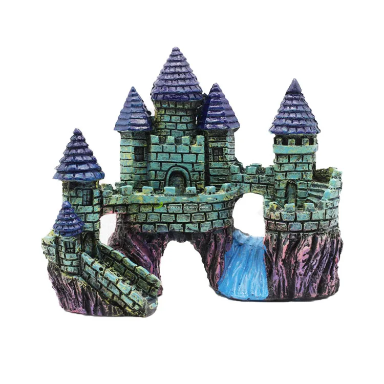Aquarium Resin Castle Decoration Fish Tank Landscape Decoration Fish Tank Accessories Decorations